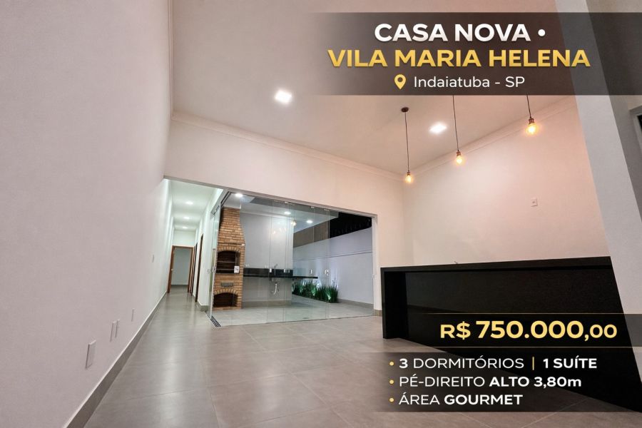 Casa - Venda - Vila Maria Helena - Indaiatuba - SP